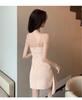 2025 Mature Style Summer Light Hip-Hugging Irregular Strap Dress - French Temperament Short Skirt