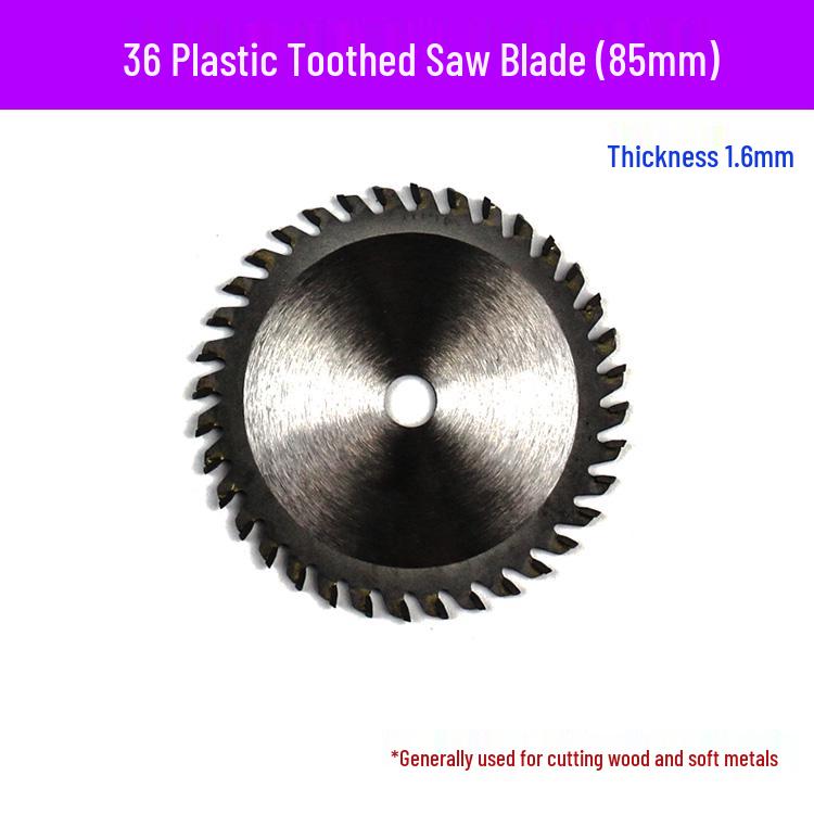 3" Mini Electric Circular Saw Blade for Wood, Plastic & Metal, Diamond Grinding Wheel, 85x10x12mm