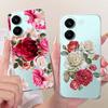 Case For Xiaomi Poco X8 Pro Max Cover Popular Flower Soft Silicone Transparent TPU Bumper For Xiaomi Poco X8 Pro X8ProMax Fundas
