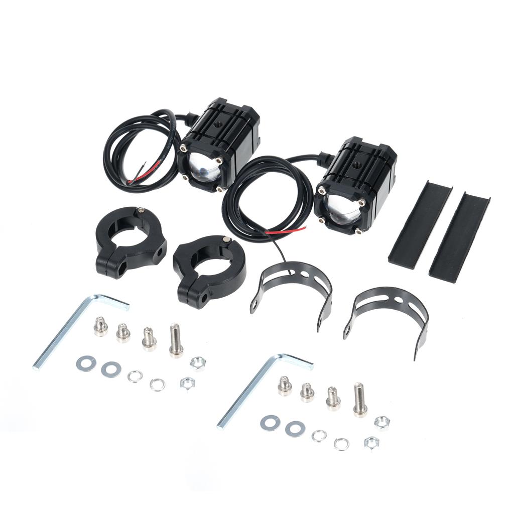 Motorcycle Spotlight Motorcycle LED Driving Lights 2pcs 12000LM 120W IP67 Waterproof Motorcycle