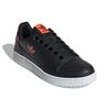Adidas Originals Ny 90 Durable Non-Slip Low-Top Skate Shoes Unisex Skate Shoes Black Orange H02171