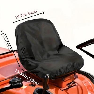 50*39*35cm Lawnmower Seat Cover Easy Installation Tractor Cover Waterproof 210D Oxford Material For Riding Lawn Mower