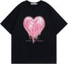 Aelfric Eden Women Love Balloon Graphic Tees Summer Short Sleeve Printed Cotton T Shirts Casual Harajuku Tops