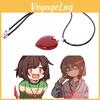 Love Undertale Chara Cosplay Necklace Heart Cosp Pendant Diameter Periphera Game