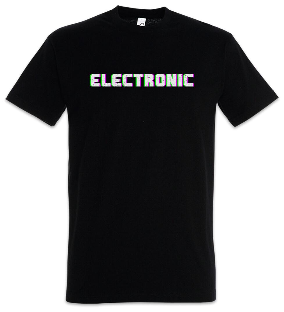 Electronic Glitch T-Shirt Audio Synthesizer LFO Sound Wave Electro DJ MC XL