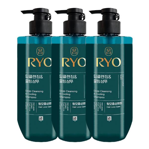 RYO Cheong-a Deep Cleansing & Cooling Shampoo 592ml x3