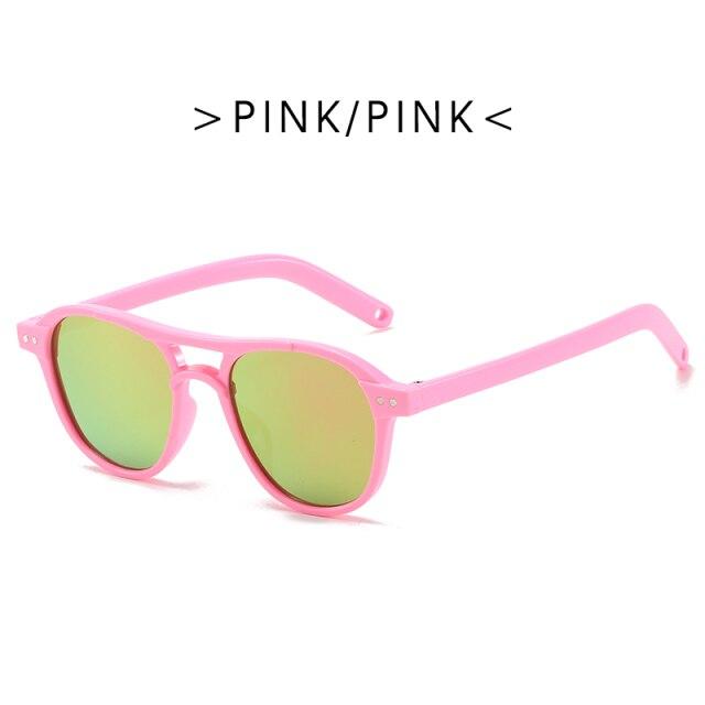 Fahsion Mirror Kids Sunglasses Children Gradient Colorful Pink Uv400 Girls Boys Baby Sun Glasses Oculos Masculino At Affordable S Free Real Reviews With Photos Joom Fahsion Mirror Kids Sunglasses Children, Baby Pink Mirrored Sunglasses