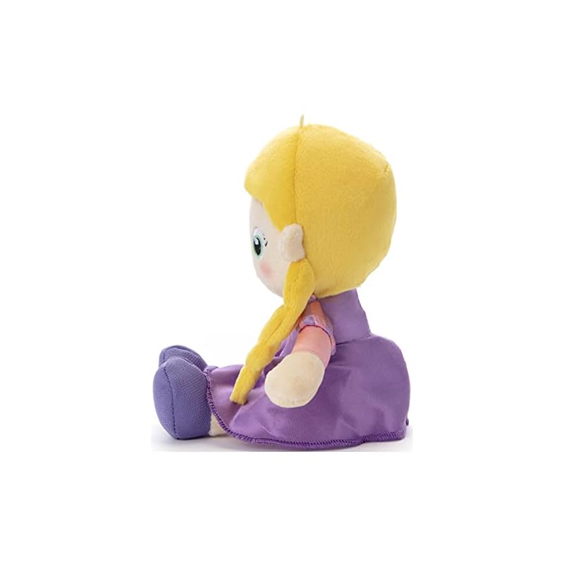 Takara Tomy Arts Disney Character Washable Beans Collection Rapunzel Plush Toy, Approximately 19cm Tall