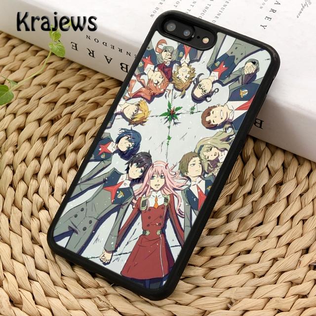 Krajews Zero Two Darling In the FranXX Anime Phone Case Cover For iPhone 14 SE 6 7 8 Plus XR XS 11 12 13 Pro Max Samsung S21 S22