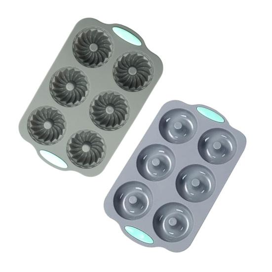 Molde de Silicona Navideño para Pastel Resistente al Calor Bandeja para Hornear para Galletas Tostadas Cubitos de Hielo Antiadherente Fácil Desmolde Molde para Postre