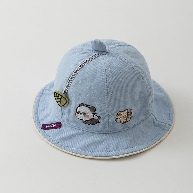 Korean Style Children's Sun Protection Lace Bucket Hat for Girls