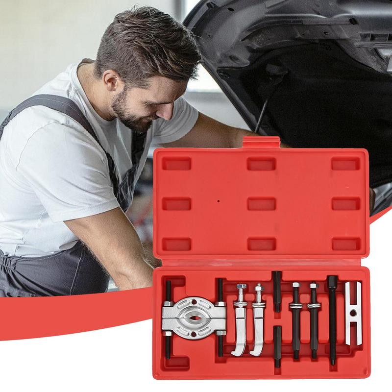 Bearing Removal Tool 9X Inner Bearing Pullers And Splitters Bearing Race Puller Wheel Hub Axle Puller Set Bearing Separator Tool