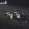 EFFIE QUEEN S925 Silber Ohrringe Exquisites Ohr-Accessoire Mit Perle und Zirkonia Stern, Ovales Herzförmiges Steckerohrring Geschenk APE42