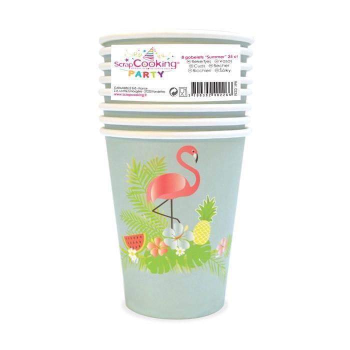 8 Gobelets - summer - 25 cl
