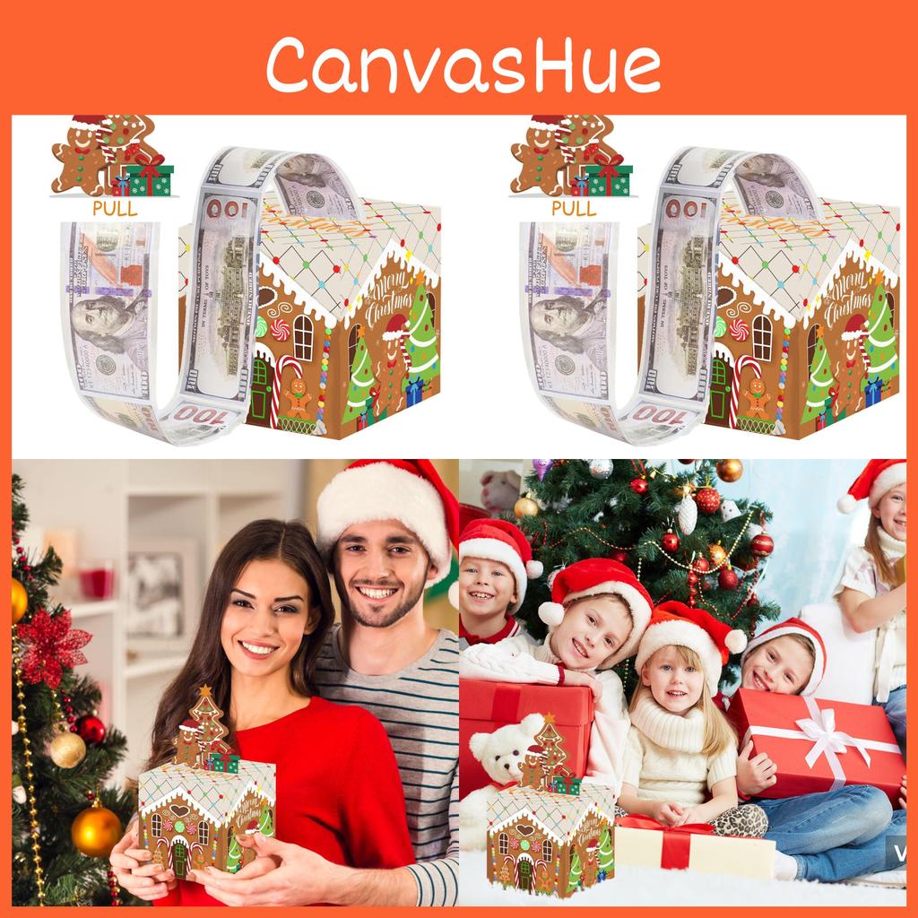 Holiday Gingerbread Man Money Storage Box With Christmas Party Atmosphere