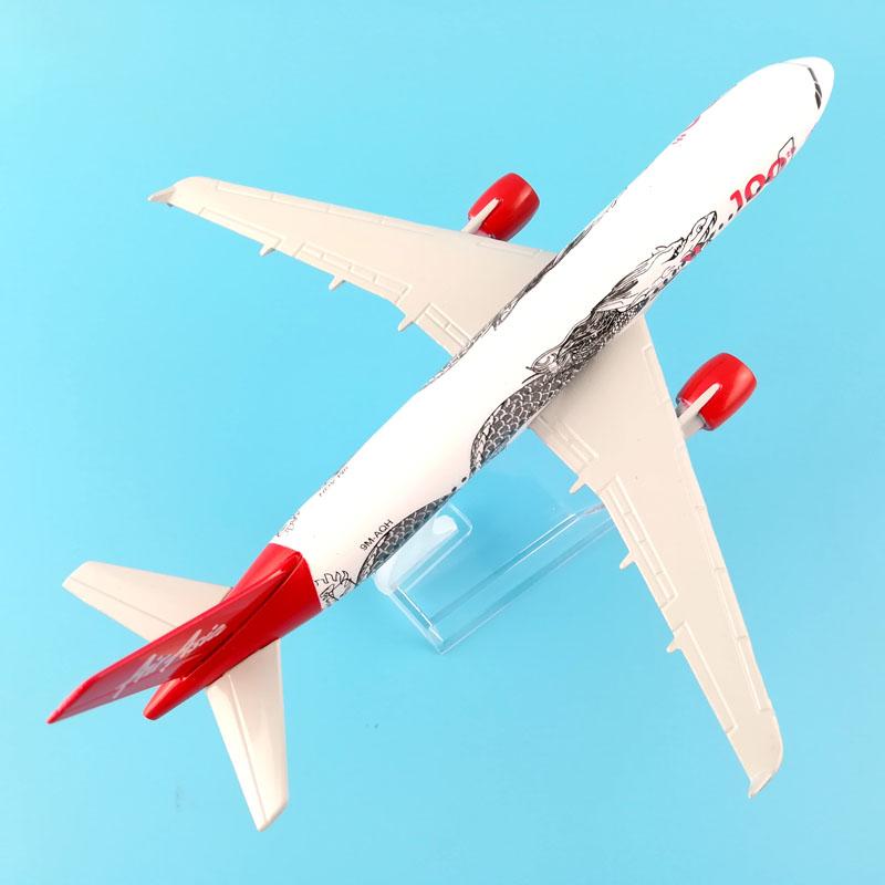 1/400 Scale 16cm Asian Air Asia Plane Model Airbus 320 Aircraft Model Planel Airplane Diecast Metal Planes