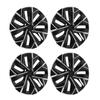 4PCS 19in Wheel Hub Cap Bright Black Hubcap Wheels Rim Covers Replacement for Tesla Model Y 2021 To 2024