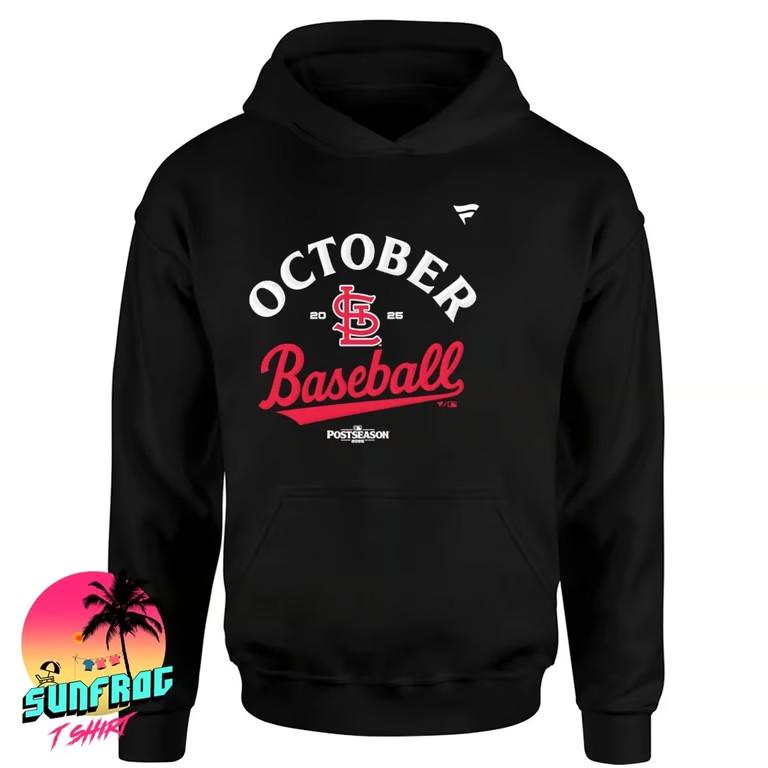 Cardinals 2025 MLB Postseason Locker Room shirt Unisex T-Shirt XXL