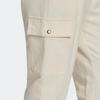 adidas Originals Cargo Pants Fashion Comfortable Loose Workwear Knit Sports Pants Women Pants Off-White HG6675