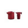 Bouchon d'étanchéité pour vin rouge en silicone souple Bouchon de champagne Ménage Créatif Fraîcheur Anti-fuite Bouchon Vin Qualité Alimentaire Multicolore
