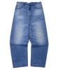 Iseuteuseobiseusyab Cat Brush Washing Denim Pants - M/Blue