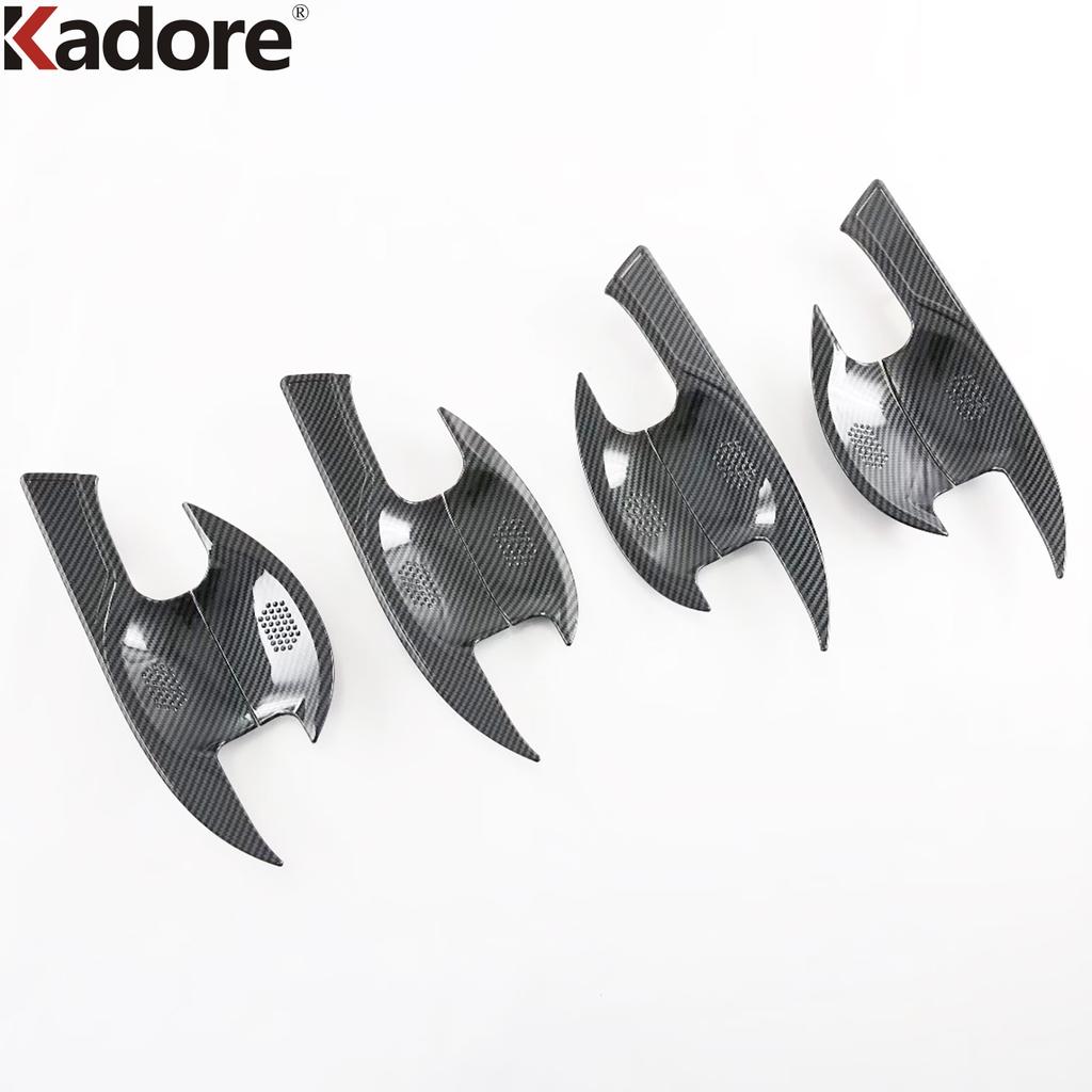 For Lexus NX 250 350 350H 450H  2022 2023 Carbon Car Side Door Door Handle Cover Trim Handles Bowl Cup Covers