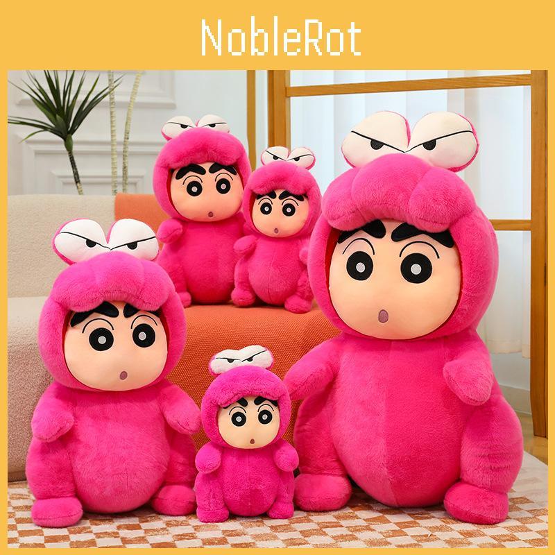 Crayon Shinchan Plush Crocodile Backpack With Soft Short Plush For Kids Birthday Gift