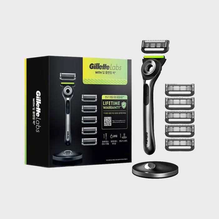 Gillette Labs Deep Cleansing Bar Razor 1up + Razor Blades 5pcs