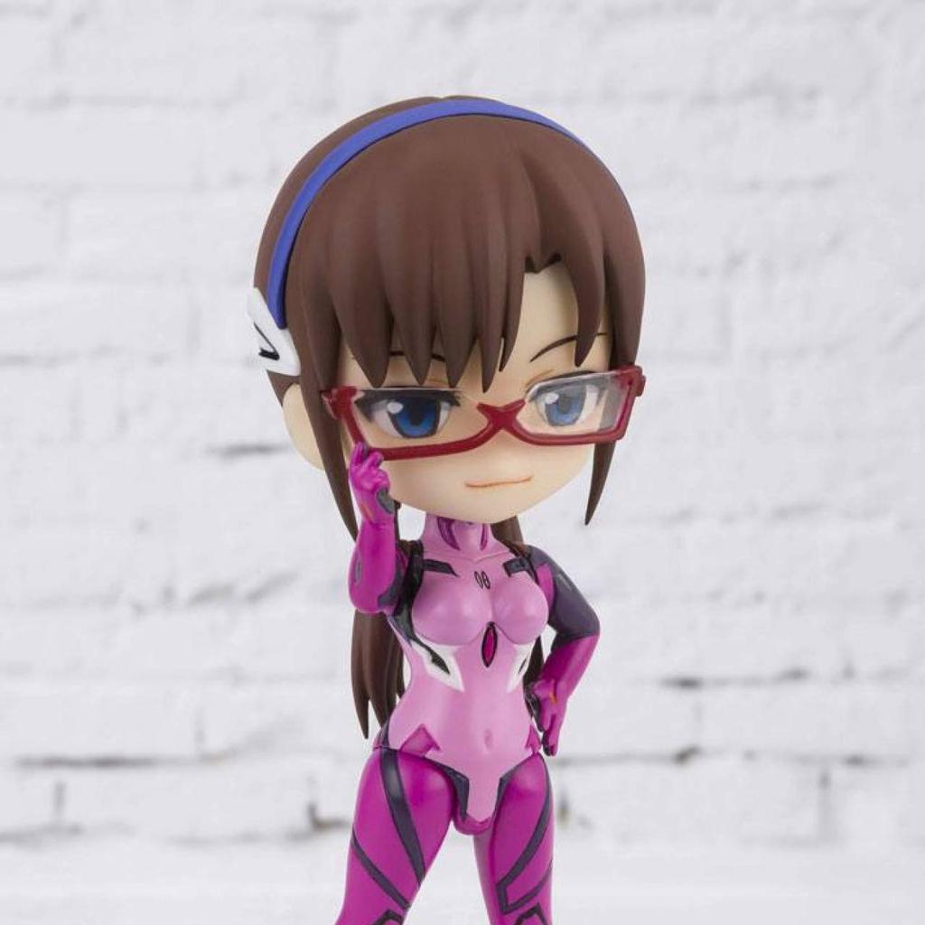 TAMASHII NATIONS Figuarts mini Evangelion Makinami Mari Illustrious figurină mobilă pictată de aproximativ 90 mm PVC și ABS