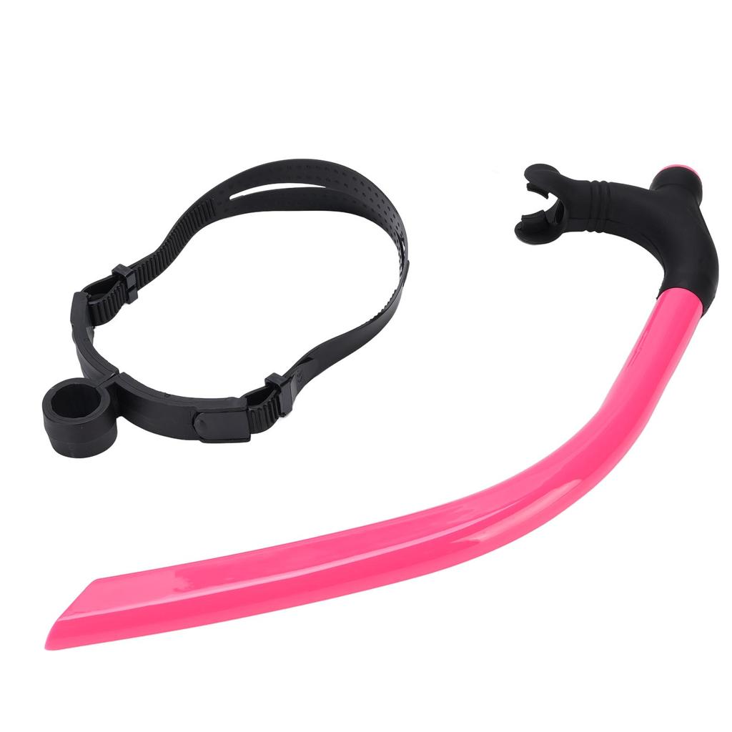 Swimming Breathing Tube with Strap Silicone Mouthpiece Adults Diving Front Training Snorkel for