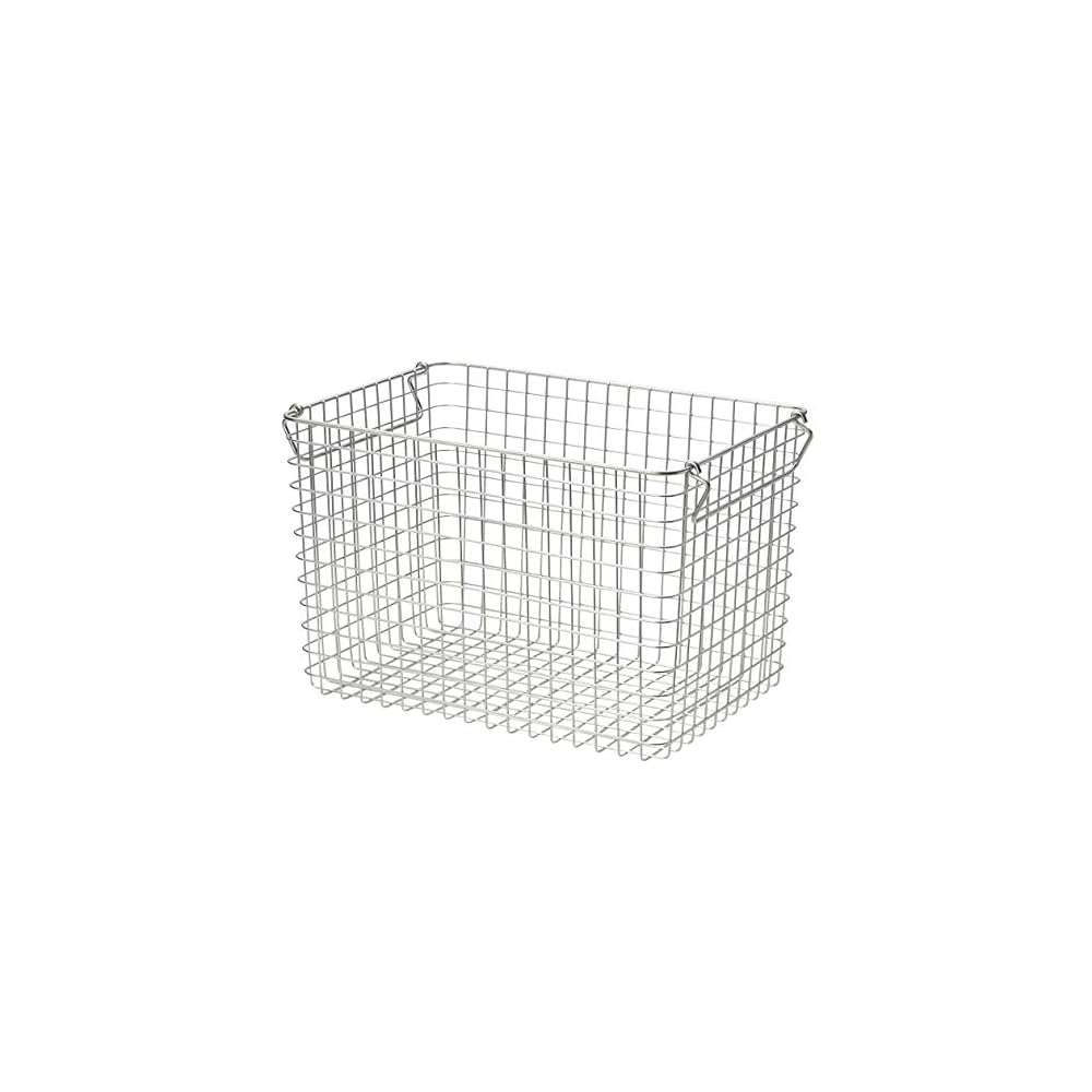 MUJI Drahtkorb aus Edelstahl 5, ca.. B37 x T26 x H24cm, 44831502 (Basketball)