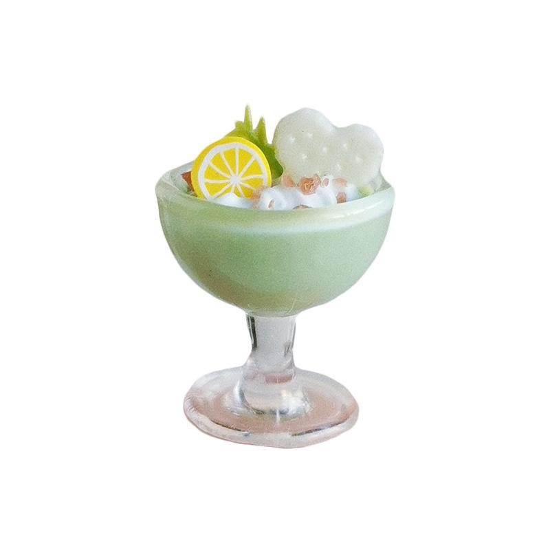 1/12 Dollhouse Simulation Drink Beverage Cup Ornaments Dollhouse Bar Drinks Decoration Dolls House Accessories Pretend Play Toys