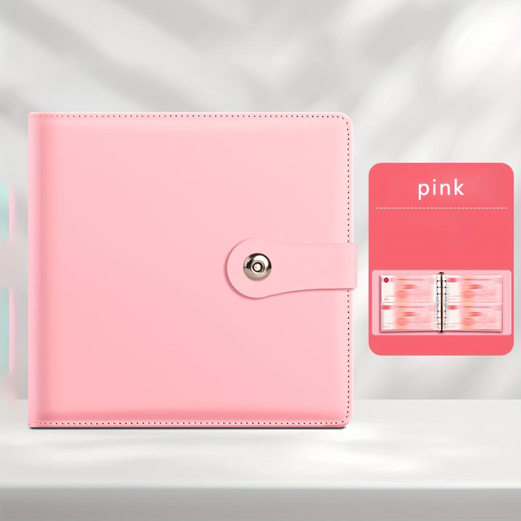 Sparebok med stor kapasitet, kan romme 200 sedler, budsjett-samlepose, sparepenger-utfordring, sparepenger-samlepose