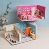 3D Paper House Stereo Puzzle Kindergarten School DIY Handmade Educational Assembly Toy For Girls Kids  WL-1690-7