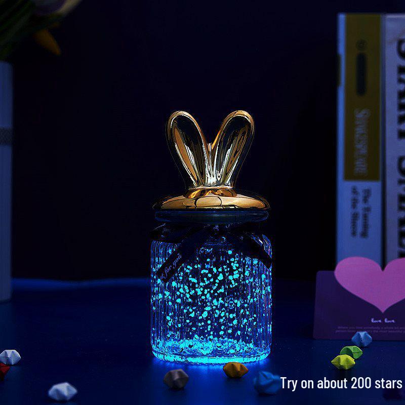 Luminous Glow-in-the-Dark Star Bottle Ornament - Creative Gift for Birthdays or Valentine's Day