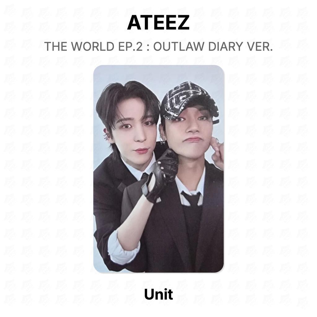 ATEEZ THE WORLD EP.2 : OUTLAW DIARY VER. Official Photocard