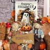 1pc Happy Halloween Garden Flag Cute Ghost Pumpkin Print Suitable for Halloween Yard Outside Decoration No Flag Pole 12X18 Inch