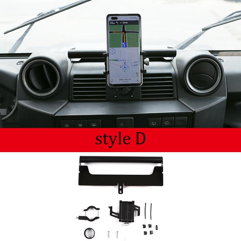 Für 2004-2018 Land Rover Defender Mittelkonsole Aluminiumlegierung Handyhalter Navigationshalterung Zubehör
