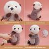 Plush Otter Toy Animal Soft Short Pile For Children Gift