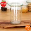 WECK Canister Glass Canister Storage Container WE-743 (Mold Shape 750ml, Set of 6)