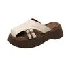 Internet Celebrity Soft-soled Slippers Women's Summer Wear 2025 New Casual Versatile Roman Flat-soled Beach Shoes Temperament Bag Head Drag