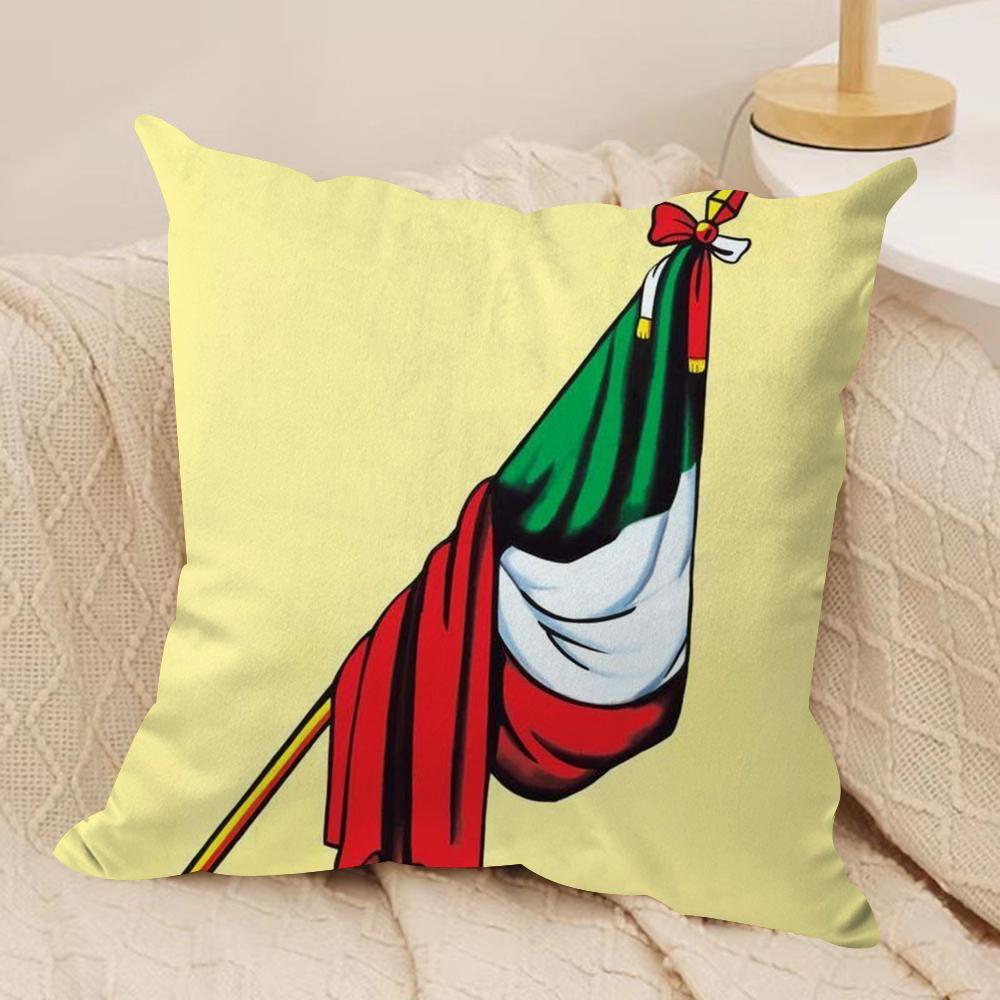 Mexican BBingo Lottery Cushion Cover Soft Plush DoubleSided Printed Sofa Pillow Cushion Cover Cozy AllSeason Decor Gift