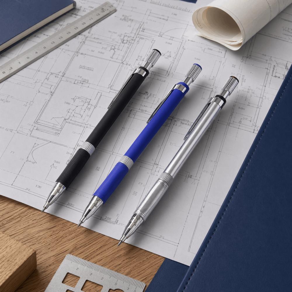 Metal Automatic Pencil 0.5/0.7/2.0mm 2B Propelling Pencils Multi-purpose Drafting Pencil  Students