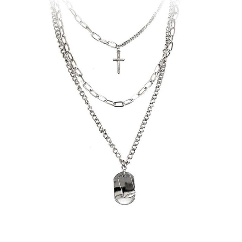Hip Hop Metal Pendant Necklaces 