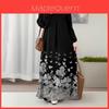 Ethnic Style Long Dress With Flowy Aline Silhouette For Parties And Casual Wear