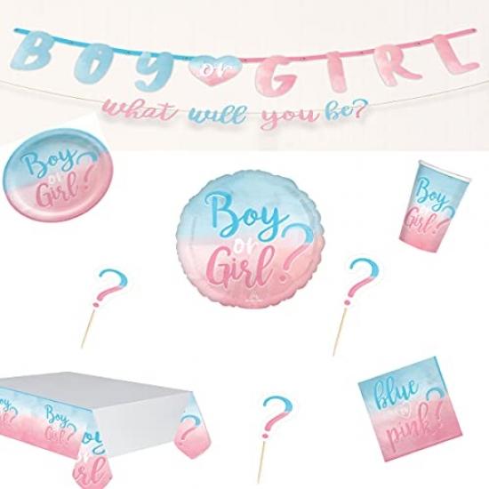 Buy Baby Shower Party Kit Gender Reveal Party Decoration Girl or Boy