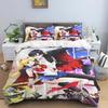 This three-piece bedding set, themed around the classic anime "Sailor Moon," features soft and comfortable duvet and pillowcases