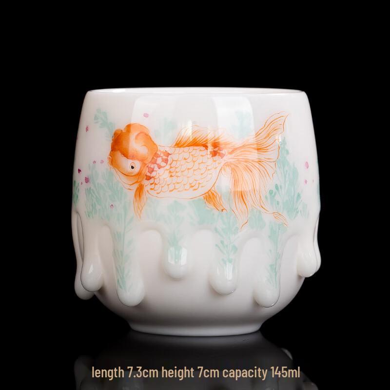 Dehua Mutton Fat Jade Porcelain Tea Cup