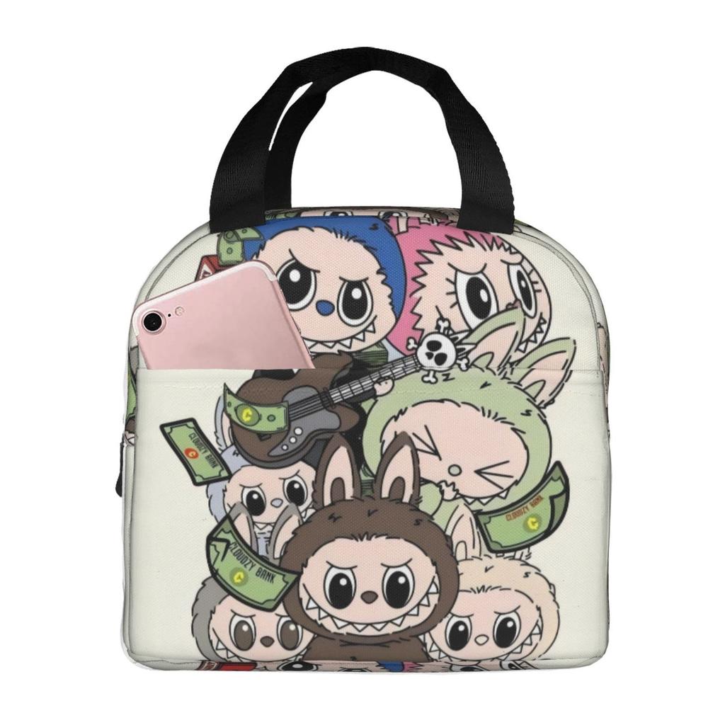 Picnic Bag For Primary And Secondary School Students Lunch Bag Cartoon Animation Printed Thermal Insulation Bag