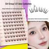 Korean Style Beginner-Friendly Individual Cluster False Eyelashes - Realistic, Glue-Free, Natural Look, Small Thin Segments.